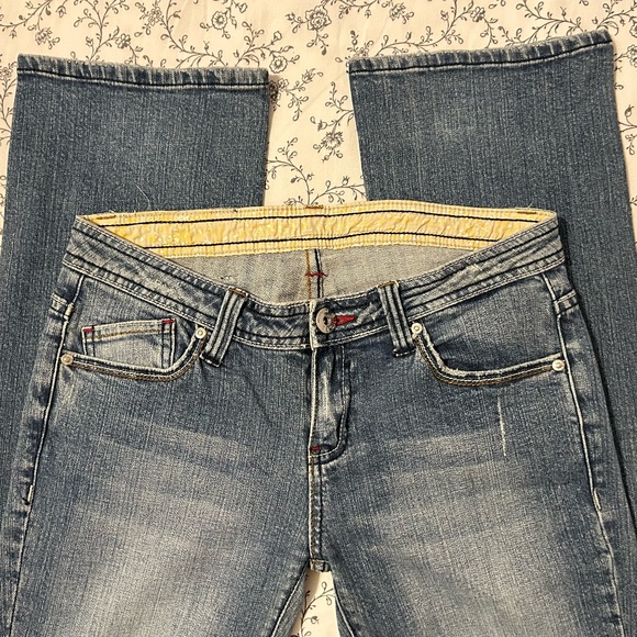 Low-Rise Straight Leg Jeans - Picture 1 of 5
